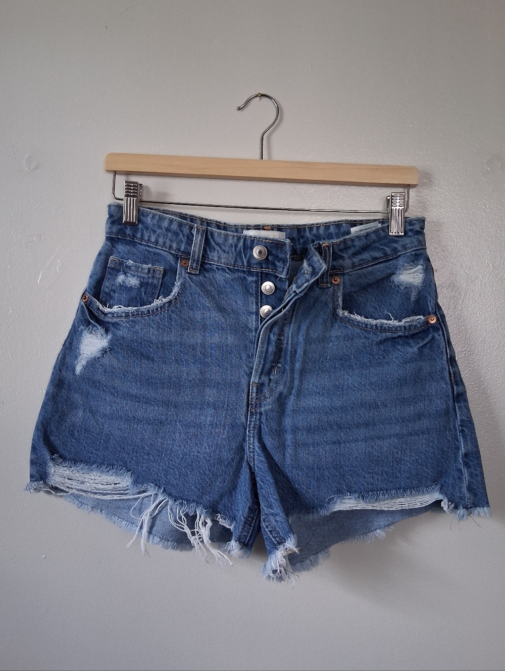 H&M Blue Jean Shorts Cotton